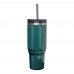 Melbourne 1200 ml RCS-zertifizierter Isolierbecher mit Strohhalm, green flash