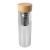 Bailey 400 ml infuusfles van borsilicaatglas met bamboe deksel, Transparant helder