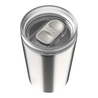Ocean Bottle 350 ml vakuumisolierter Isolierbecher, edelstahl grau