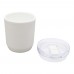 Hudson 180 ml doppelwandiger Becher aus recyceltem Kunststoff, weiss