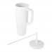Brady 900 ml RCS certified insulated tumbler with silicone straw, White
