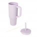 Brady 900 ml RCS certified insulated tumbler with silicone straw, Lilac