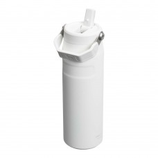 Stanley IceFlow™ 2.0 700 ml waterfles met openklapbaar deksel, Mat wit