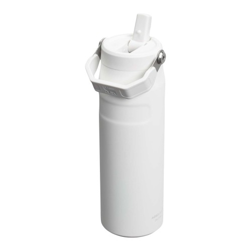 Stanley IceFlow™ 2.0 700 ml Flasche mit Flip-Trinkhalm, weiß gefrosted