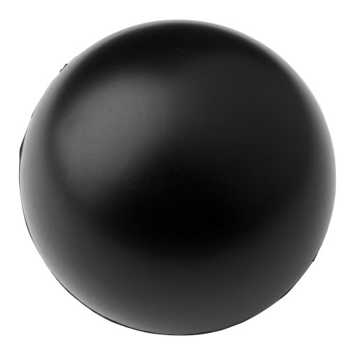 Cool runder Antistressball, schwarz Cool runder Antistressball, schwarz