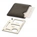 Saki Taschen Werkzeugkarte mit 15 Funktionen. silber, schwarz Saki Taschen Werkzeugkarte mit 15 Funktionen. silber, schwarz