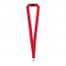 Lago Lanyard mit Sicherheitsverschluss, rot Lago Lanyard mit Sicherheitsverschluss, rot