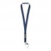 Sagan Lanyard mit abnehmbarer Schnalle und Handyband, navy