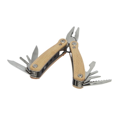 Anderson Mittelgroßes Multitool aus Holz mit 12 Funktionen, natur Anderson Mittelgroßes Multitool aus Holz mit 12 Funktionen, natur