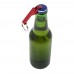 Tao RCS recycled aluminium bottle and can opener with keychain, Red