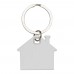 Nook house-shaped keychain, White