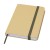 Reed A6 recycled hard cover notebook with plain pages, Forest green