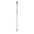 Ore aluminium balpen met stylus (blauwe inkt), Wit
