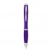Nash ballpoint pen with coloured barrel and grip (black ink), Purple