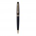 Waterman Expert ballpoint pen (blue ink). Black, Gold