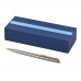 Waterman Hémisphère ballpoint pen (blue ink). Silver, Gold
