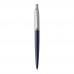 Parker Jotter Bond Street ballpoint pen (blue ink). Navy, Silver
