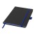 Color-edge A5 hardcover notitieboek. Zwart, Koningsblauw