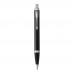 Parker IM balpen (blauwe inkt). Zwart, Chroom