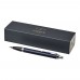 Parker IM ballpoint pen (blue ink). Blue, Silver