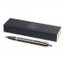 Parker IM ballpoint pen (blue ink). Espresso brown, Black