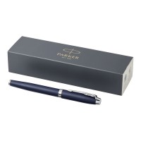 Parker IM rollerbalpen (zwarte inkt). Blauw, Zilver