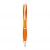 Nash ballpoint pen coloured barrel and grip (blue ink), Orange