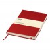 Moleskine Classic L hard cover notebook - ruled, Scarlet red
