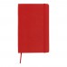 Moleskine Classic L hard cover notebook - ruled, Scarlet red