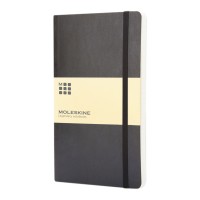 Moleskine Classic Softcover Notizbuch L – kariert, schwarz