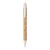 Midar cork and wheat straw ballpoint pen (black ink). Natural, Cream