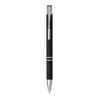 Moneta soft touch ballpoint pen (black ink), Black