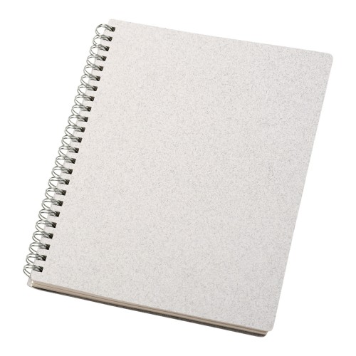 Bianco A5 size wire-o notebook, White