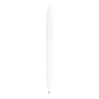 Alessio recycled PET ballpoint pen (black ink), White