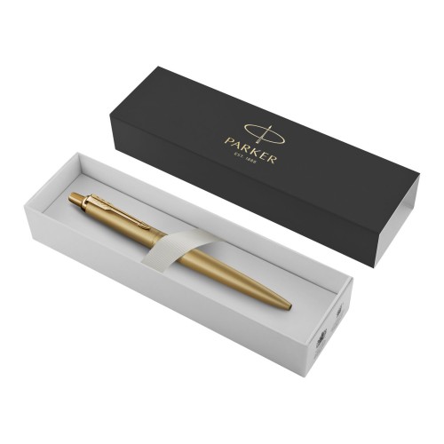 Parker Jotter XL monochrome balpen (blauwe inkt), Goud