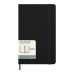 Moleskine week-agenda voor 12 maanden met harde kaft L, Zwart