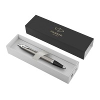 Parker IM ballpoint pen (blue ink), Silver