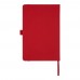 Honua A5 notitieboek van gerecycled papier met gerecyclede PET cover, Rood