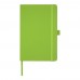 Honua A5 notitieboek van gerecycled papier met gerecyclede PET cover, Limegroen