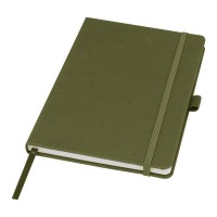 Honua A5 notitieboek van gerecycled papier met gerecyclede PET cover, Bosgroen