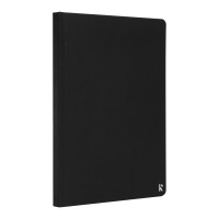Karst® A5 stone paper hardcover notebook - lined, Black
