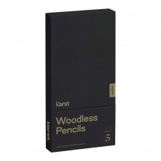 Karst® 5-pack 2B woodless graphite pencils, Grey