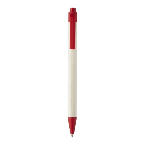 Dairy Dream recycled milk cartons ballpoint pen (black ink), Red