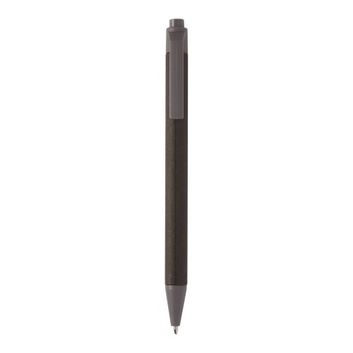 Fabianna crush paper ballpoint pen (black ink), Brown Fabianna crush paper ballpoint pen (black ink), Brown