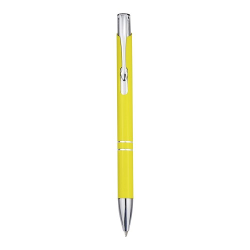 Moneta recycled aluminium ballpoint pen (black ink), Yellow