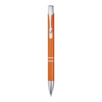 Moneta recycled aluminium ballpoint pen (black ink), Orange