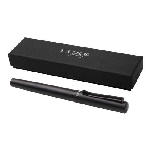 Lucetta recycled aluminium fountain pen (black ink), Black