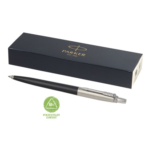 Parker Jotter gerecyclede balpen (zwarte inkt), Zwart