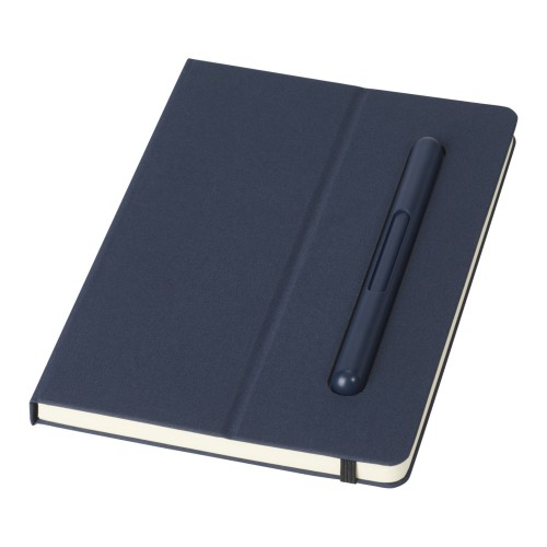 Skribo Kugelschreiber und Notizbuch im Set, navy
