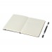 Skribo ballpoint pen and notebook set, Black